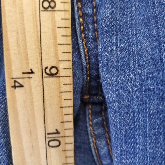 Levis Jeans Womens Size 10 Blue Straight Leg 505 Stretch Denim - Picture 6 of 12